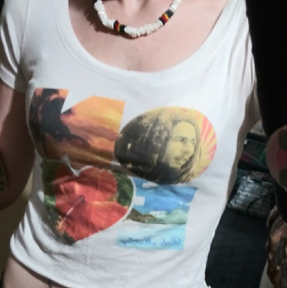 Bob marley crop top